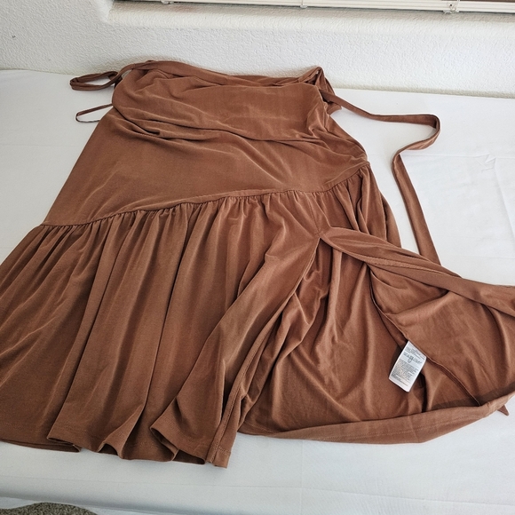 Banana Republic Brown Sleeveless Tie Belt Dress - Picture 8 of 10